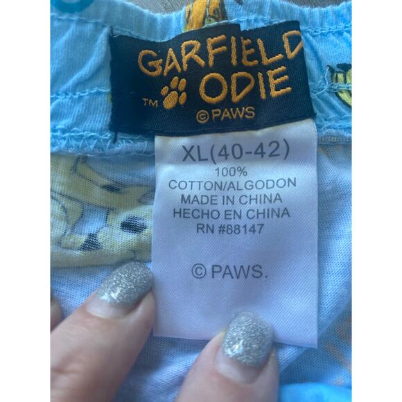 Garfield & Odie Lounge Wear Pajama Pants XL Excellent Condition - Picture 4 of 5